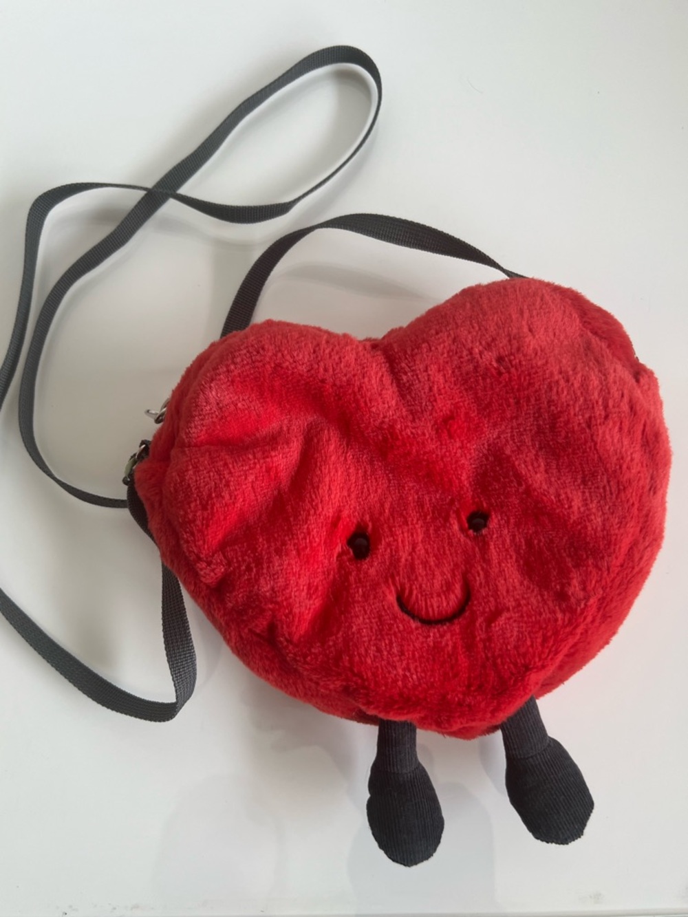 RETIRED JELLYCAT Amusables Heart Plush Bag